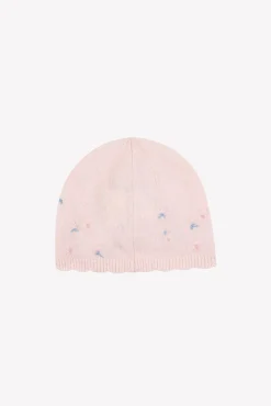 Tartine et Chocolat Bonnet Rose pâle fleurs| Accessoires