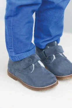 Tartine et Chocolat Bottes Bleu grisé nubuck| Souliers|Chaussures