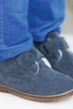 Tartine et Chocolat Bottes Bleu grisé nubuck| Souliers|Chaussures