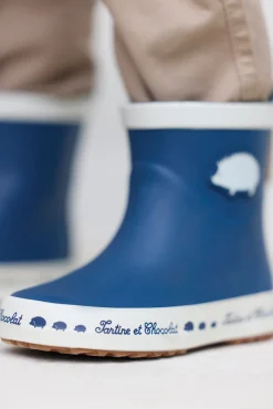 Tartine et Chocolat Bottes de pluie Marine|Enfant Souliers|Chaussures