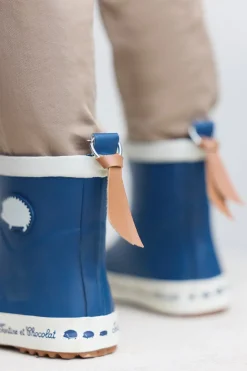 Tartine et Chocolat Bottes de pluie Marine|Enfant Souliers|Chaussures
