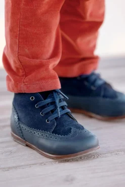 Tartine et Chocolat Bottines Cuir marine| Souliers|Chaussures