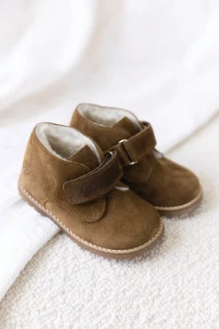 Tartine et Chocolat Bottines Nubuck camel fourré| Souliers|Chaussures