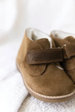 Tartine et Chocolat Bottines Nubuck camel fourré| Souliers|Chaussures