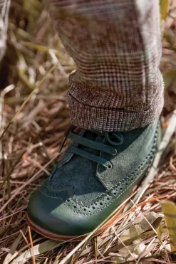 Tartine et Chocolat Bottines Vert foncé| Souliers|Chaussures