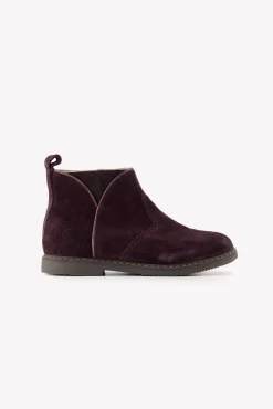 Tartine et Chocolat Bottines Cuir aubergine|Enfant Souliers|Chaussures