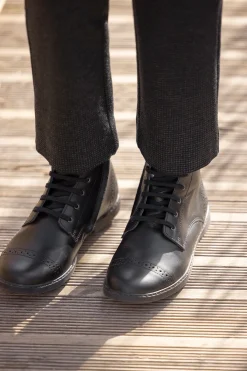 Tartine et Chocolat Bottines Cuir noir|Enfant Souliers|Chaussures