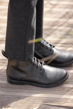Tartine et Chocolat Bottines Cuir noir|Enfant Souliers|Chaussures