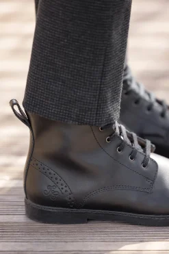 Tartine et Chocolat Bottines Cuir noir|Enfant Souliers|Chaussures