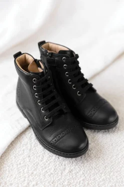 Tartine et Chocolat Bottines Cuir noir|Enfant Souliers|Chaussures