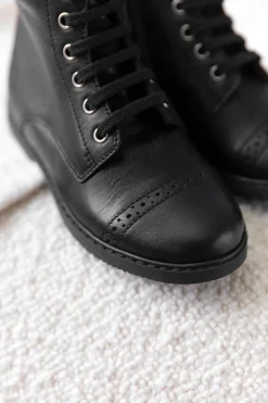 Tartine et Chocolat Bottines Cuir noir|Enfant Souliers|Chaussures