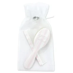 Tartine et Chocolat Brosse & Peigne Garda rose pâle Made In France| Linges - Accessoires De Bain