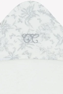 Tartine et Chocolat Cape de bain Imprimé inspiration toile de jouy gris| Toile De Jouy Gris|Linges - Accessoires De Bain