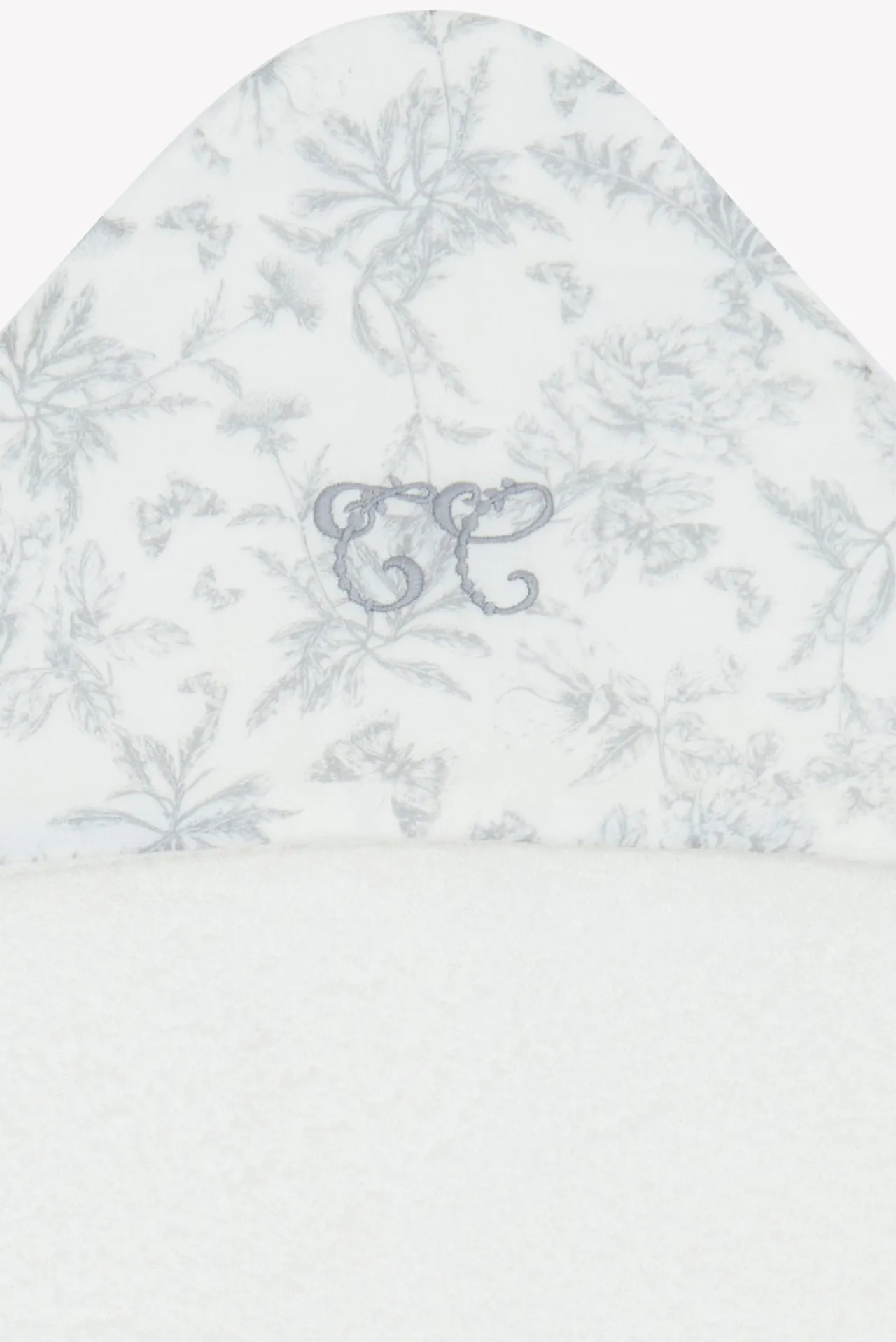 Tartine et Chocolat Cape de bain Imprimé inspiration toile de jouy gris| Toile De Jouy Gris|Linges - Accessoires De Bain