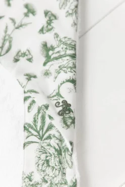 Tartine et Chocolat Cape de bain Abbaye des Vaux de Cernay x| Toile De Jouy Vert