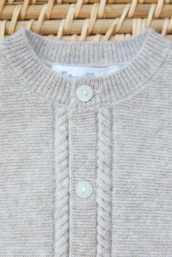 Tartine et Chocolat Cardigan Greige chiné avec poches| Cardigans - Gilets