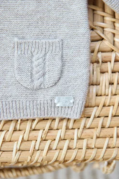 Tartine et Chocolat Cardigan Greige chiné avec poches| Cardigans - Gilets