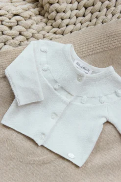 Tartine et Chocolat Cardigan Ecru broderie moutons| Cardigans|Cardigans - Gilets