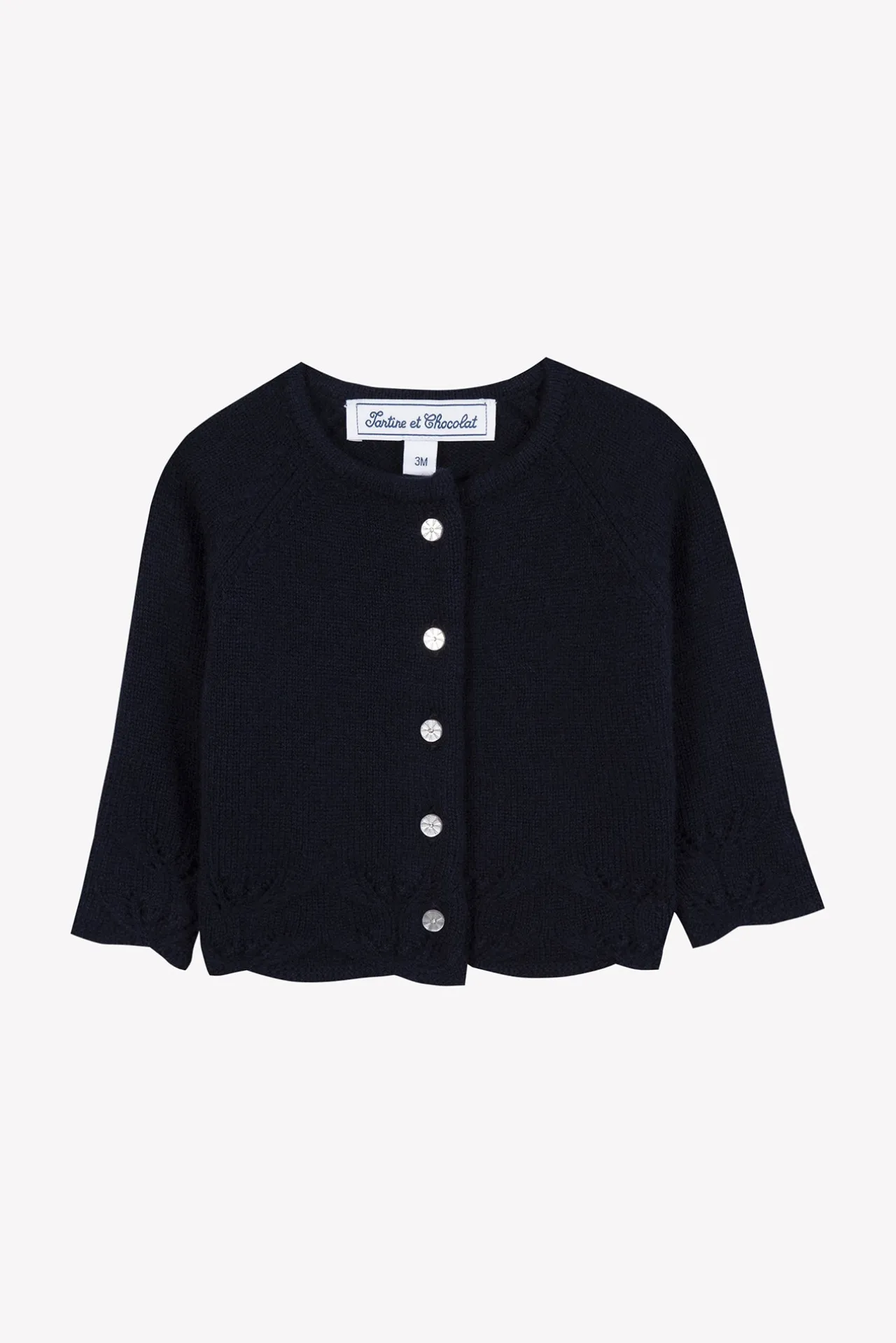 Tartine et Chocolat Cardigan Marine maille| Cardigans - Pulls - Sweats