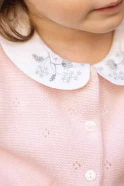 Tartine et Chocolat Cardigan Rose pâle 100% cachemire| Cardigans - Pulls - Sweats