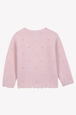 Tartine et Chocolat Cardigan Rose pâle 100% cachemire| Cardigans - Pulls - Sweats