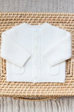 Tartine et Chocolat Cardigan Ecru avec poches| Cardigans - Gilets