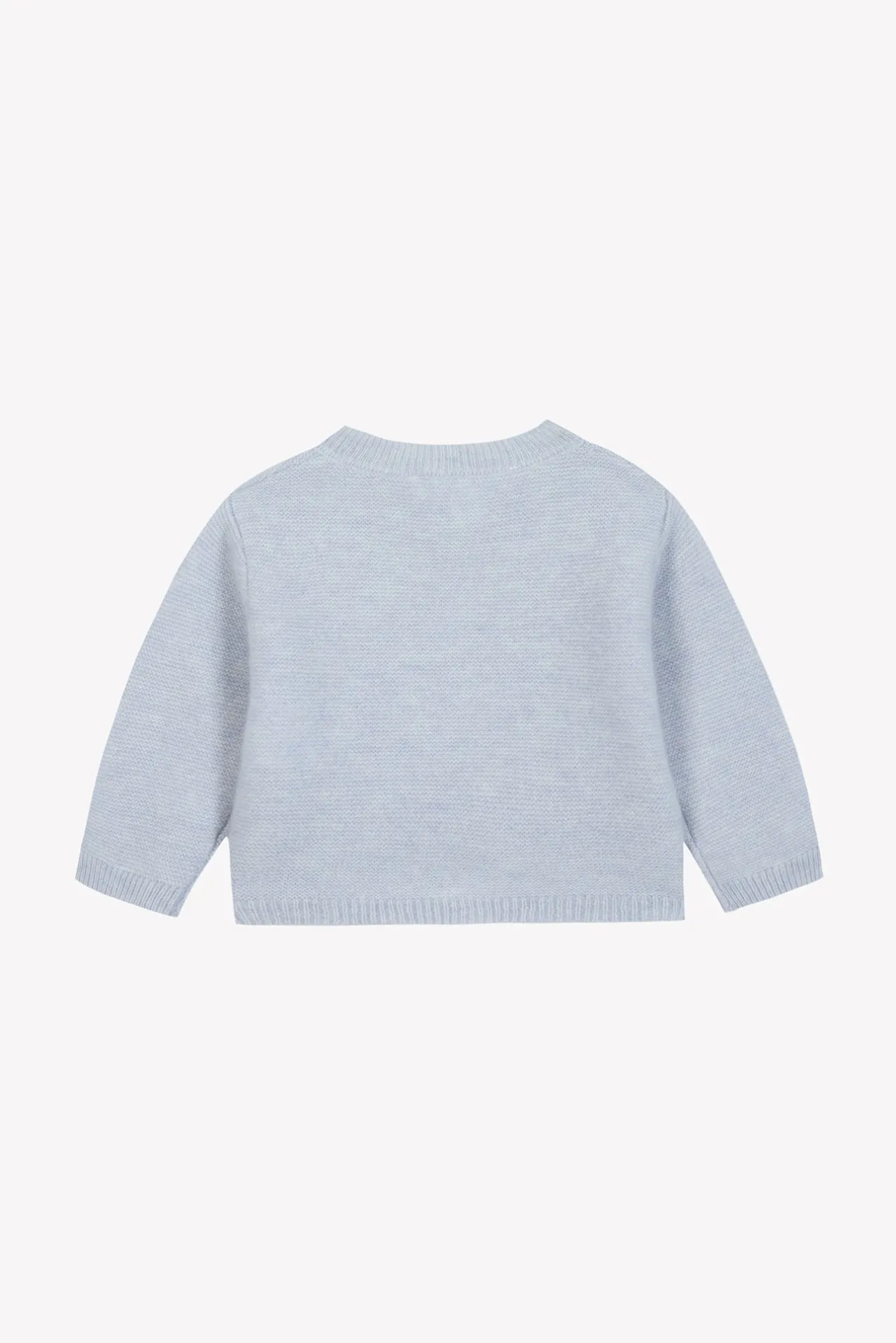 Tartine et Chocolat Cardigan Bleu céleste chiné avec poches| Cardigans - Gilets