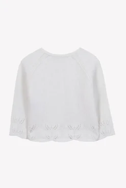 Tartine et Chocolat Cardigan Ecru maille| Cardigans - Pulls - Sweats