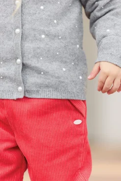 Tartine et Chocolat Cardigan Gris chiné perles| Cardigans - Pulls - Sweats
