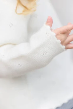 Tartine et Chocolat Cardigan Ecru 100% cachemire| Cardigans - Pulls - Sweats
