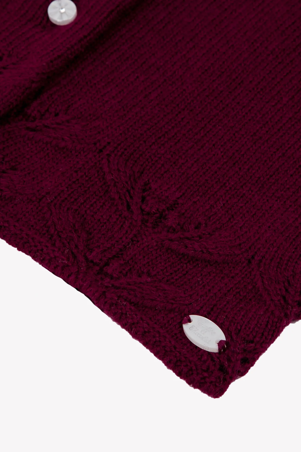 Tartine et Chocolat Cardigan Prune maille| Cardigans - Pulls - Sweats