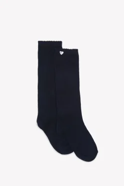 Tartine et Chocolat Chaussettes hautes Marine|Enfant Accessoires