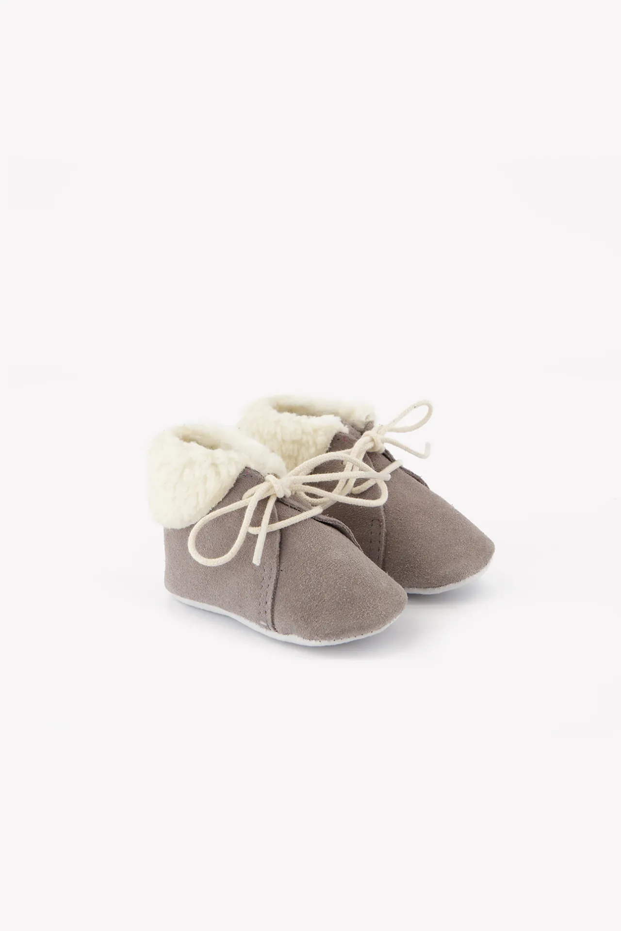 Tartine et Chocolat Chaussons Gris nubuck| Accessoires