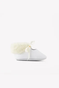 Tartine et Chocolat Chaussons Ecru cuir| Accessoires