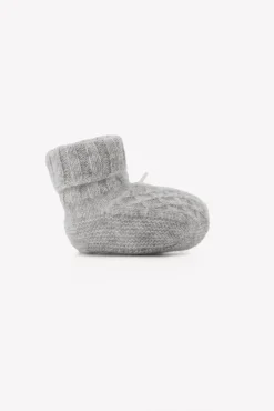 Tartine et Chocolat Chaussons Gris clair 100% cachemire| Cachemire|Accessoires - Chaussons