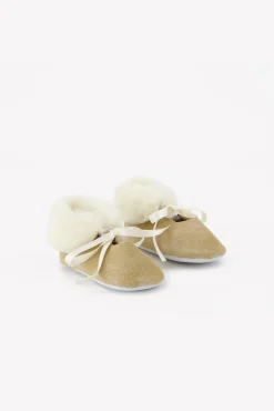 Tartine et Chocolat Chaussons Or cuir| Accessoires
