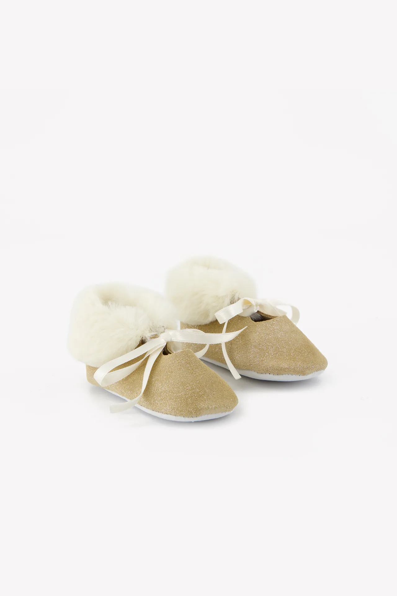 Tartine et Chocolat Chaussons Or cuir| Accessoires