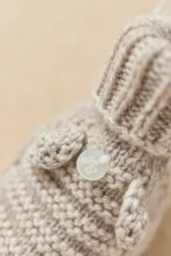 Tartine et Chocolat Chaussons Greige chiné laine| Accessoires - Chaussons