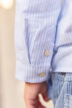 Tartine et Chocolat Chemise Bleu ciel monogramme TC| Chemises