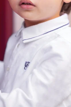 Tartine et Chocolat Chemise Blanche monogramme TC| Chemises