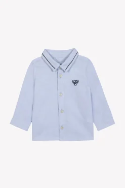 Tartine et Chocolat Chemise Bleu grisé monogramme TC| Chemises