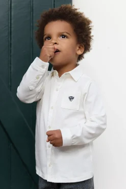 Tartine et Chocolat Chemise Ecru monogramme TC| Chemises