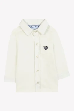 Tartine et Chocolat Chemise Ecru monogramme TC| Chemises