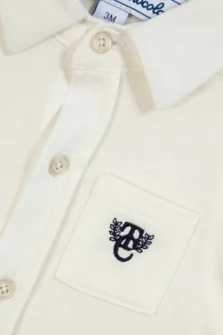 Tartine et Chocolat Chemise Ecru monogramme TC| Chemises