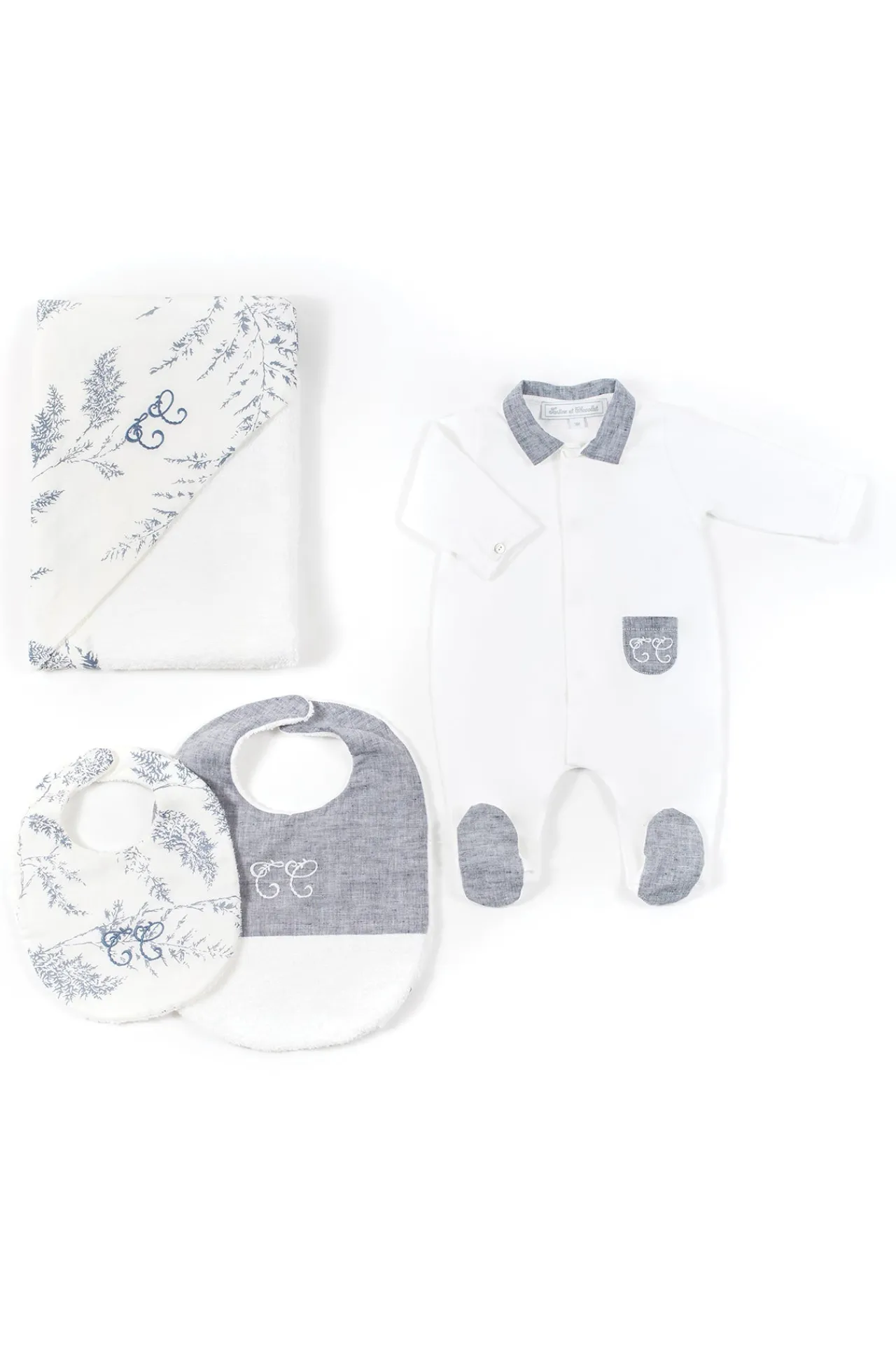 Tartine et Chocolat Coffret Naissance Feuillage| Linges - Accessoires De Bain|Coffrets