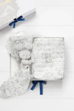 Tartine et Chocolat Coffret Naissance Mes essentiels Toile de Jouy gris| Toile De Jouy Gris|Coffrets