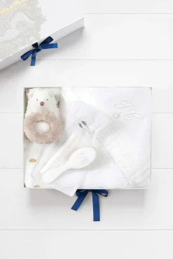 Tartine et Chocolat Coffret Naissance Monogramme| Linges - Accessoires De Bain|Coffrets