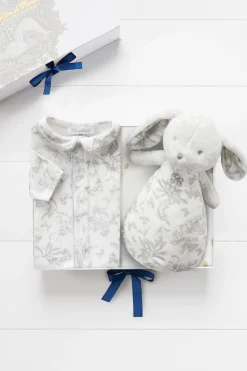 Tartine et Chocolat Coffret Naissance Toile de jouy gris| Toile De Jouy Gris|Coffrets