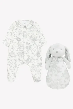 Tartine et Chocolat Coffret Naissance Toile de jouy gris| Toile De Jouy Gris|Coffrets