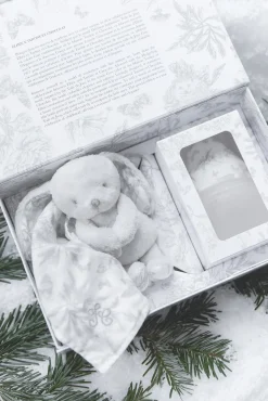 Tartine et Chocolat Coffret biberon et doudou Toile de jouy gris Élhée x| Toile De Jouy Gris|Bavoirs - Accessoires De Repas